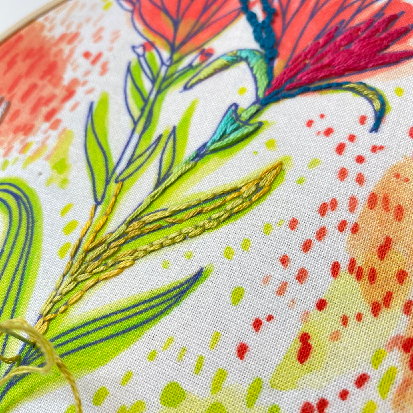 Stash Buster Wildflowers Embroidery Kit