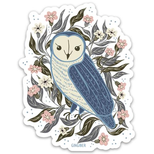 Blue Owl Sticker
