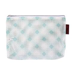 Misty Plaid Mini Project Bag 6.5" x 9"