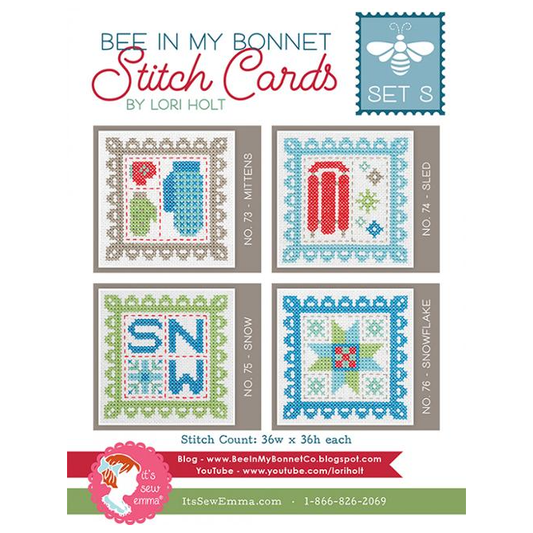 Stitch Cards Set S Pattern
