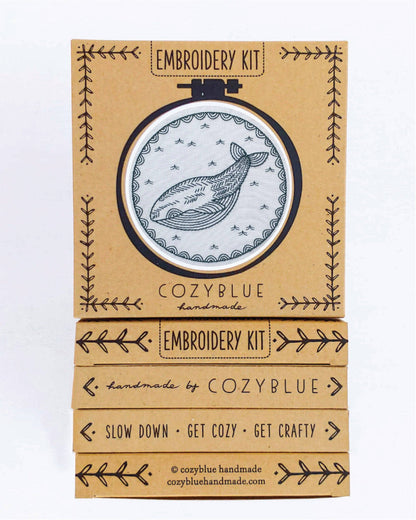 Whale of a Time Embroidery Kit