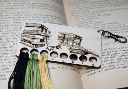 Maple Wood Embroidery Floss Thread Storage Holder