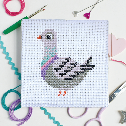 Pigeon Mini Cross Stitch Kit