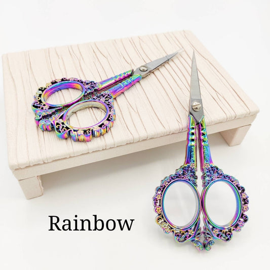 Rainbow Floral Scissors