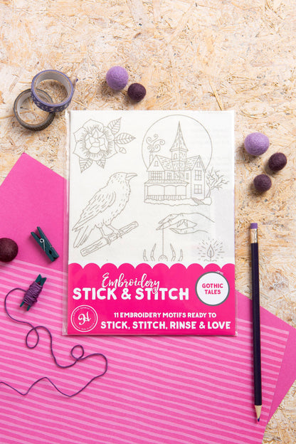 Gothic Tales Stick & Stitch Embroidery Pack