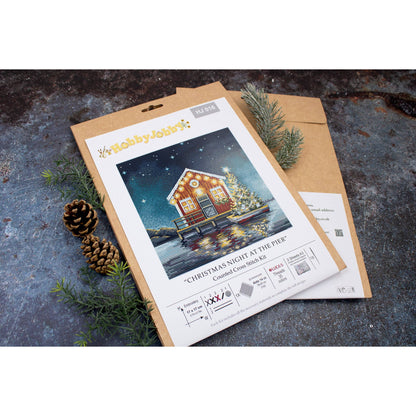 Christmas Night at The Pier Cross Stitch Kit