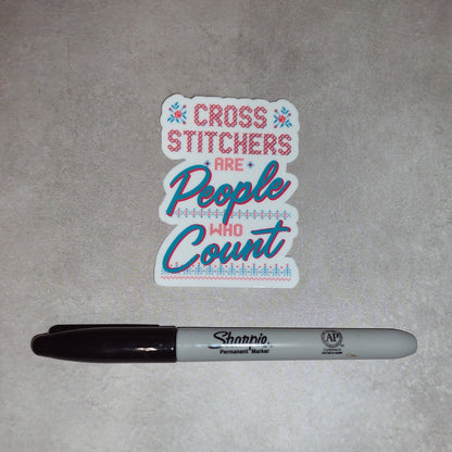 Cross Stitcher Sticker