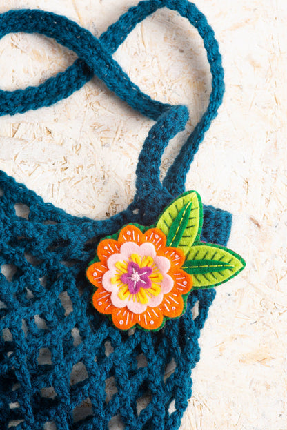 Margery Flower Felt Craft Brooch Kit