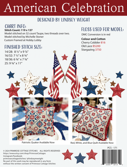 PRE-ORDER American Celebration Pattern