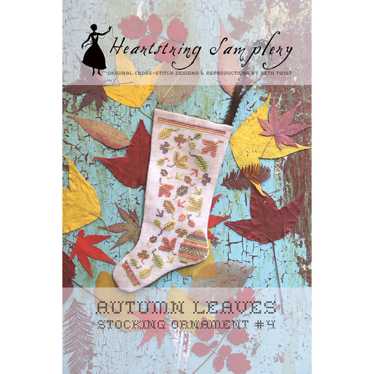 Autumn Leaves Stocking Ornament Pattern