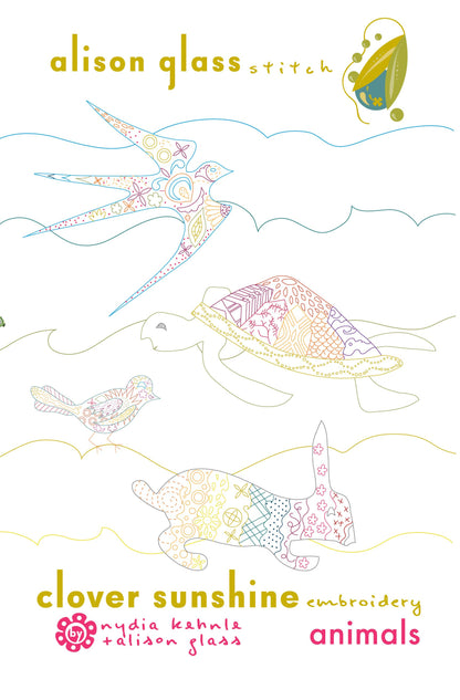 Clover Sunshine Animals Embroidery Pattern