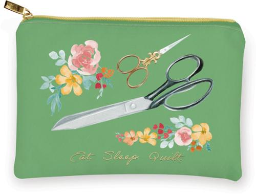 Eat Sleep Quilt Glam Bag