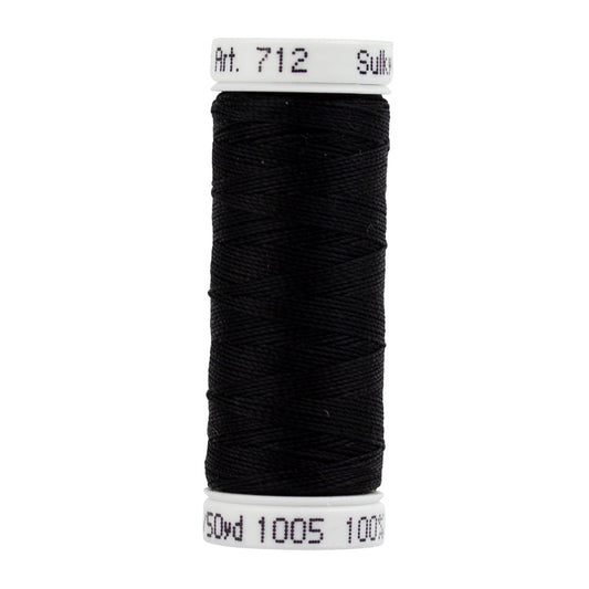 Sulky 12 Wt Cotton Petites Black
