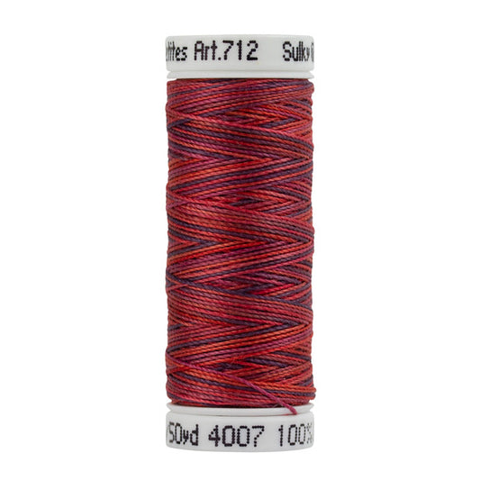 Sulky 12 Wt Cotton Petites Blendables #4007 Red Brick