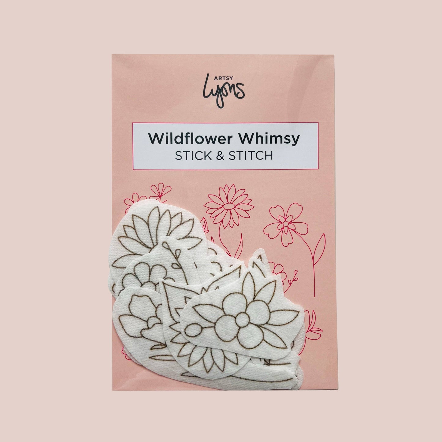 Wildflower Whimsy Stick & Stitch Embroidery Pack