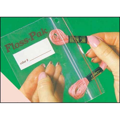 Floss-Pak Thread Organizer Bags 15-Pack with 1.5" Ring