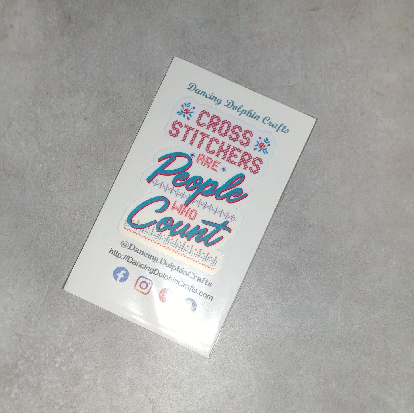 Cross Stitcher Sticker