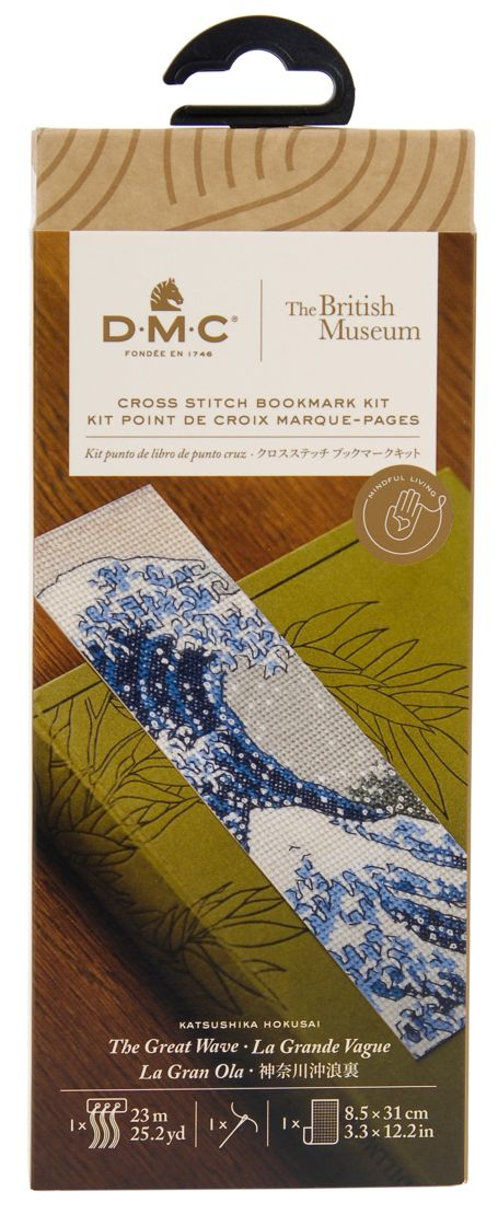 The Wave Cross Stitch Bookmark Kit