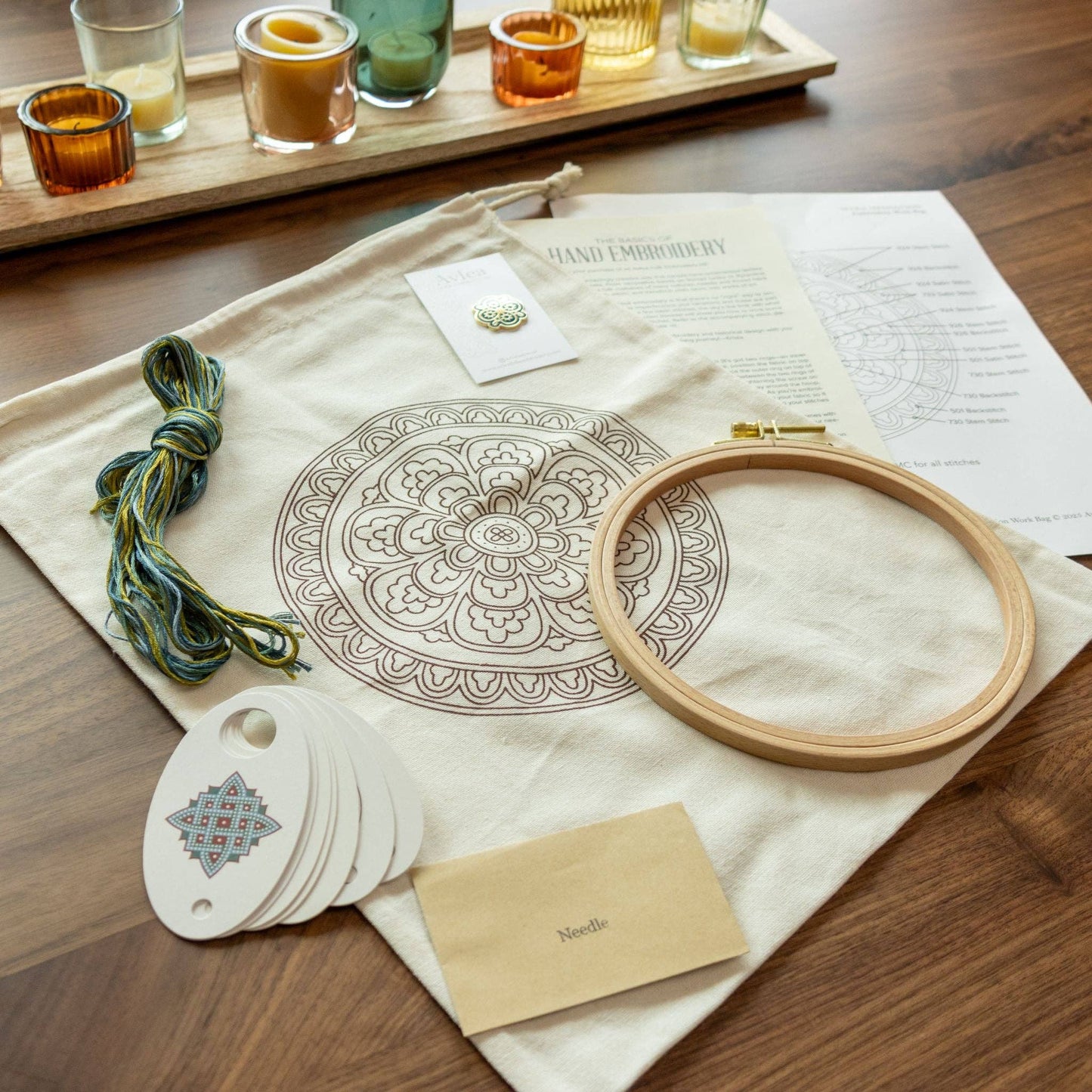 Myra Medallion Bag Embroidery Kit