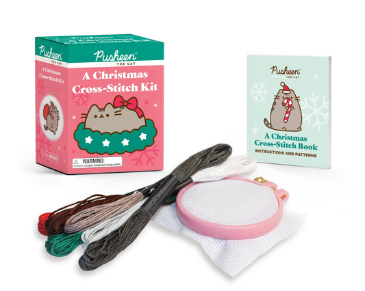 Pusheen Christmas Cross-Stitch Kit