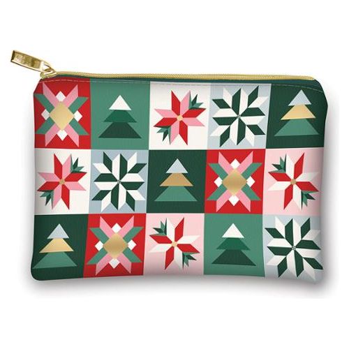 Christmas Quilt Glam Bag