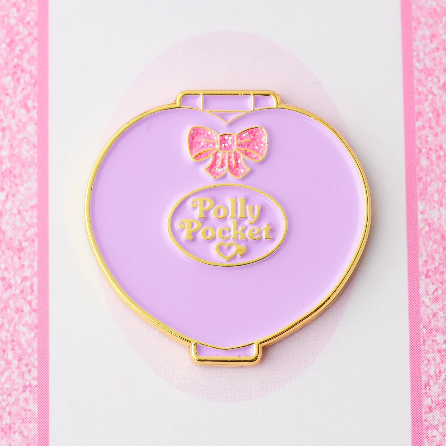 Purple Pocket Doll Compact Needle Minder