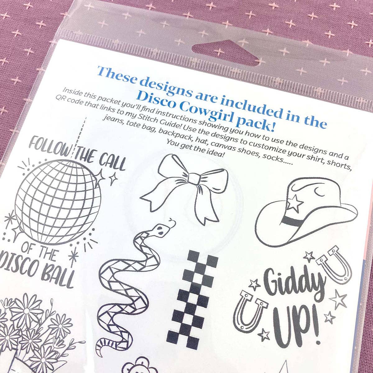 Stick It Stitch It Patterns Disco Cowgirl