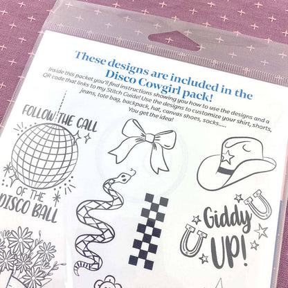 Stick It Stitch It Patterns Disco Cowgirl
