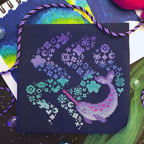 Candypop Narwhal Pattern