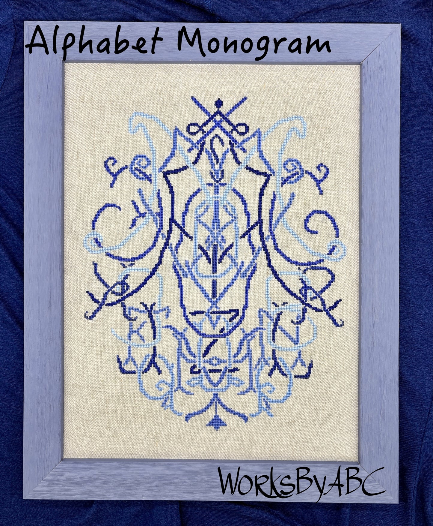 Alphabet Monogram Pattern
