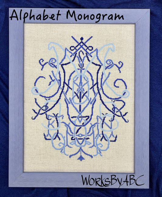 Alphabet Monogram Pattern