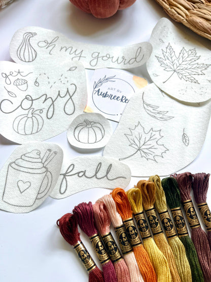 Stick and Stitch Embroidery Fall