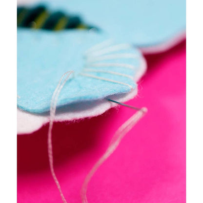Blue Moth Felt Ornament Kit