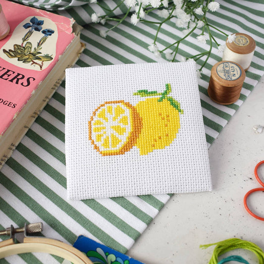 Lemons Mini Cross Stitch Kit