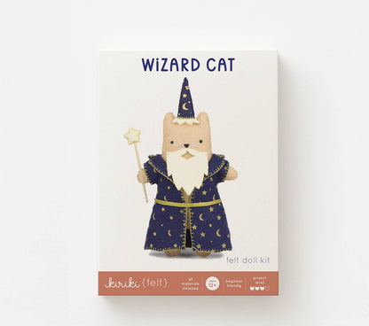 Wizard Cat Felt Doll Kit