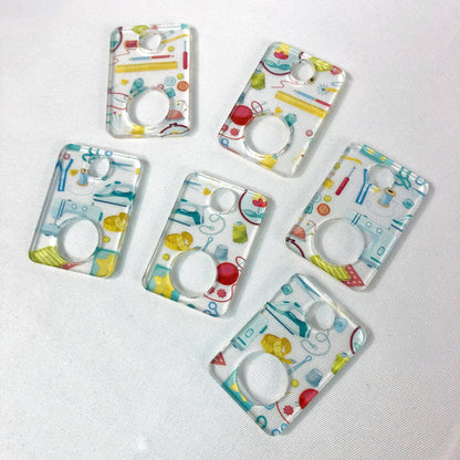 Acrylic Floss Drops Sewing Notions