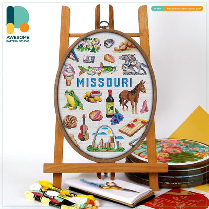 CS1916 Missouri Collection Cross Stitch Kit