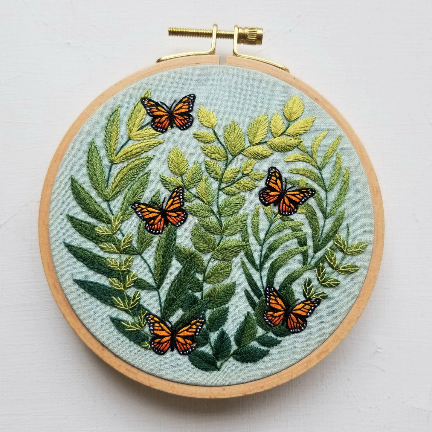 Love Grows Butterfly Hand Embroidery Kit