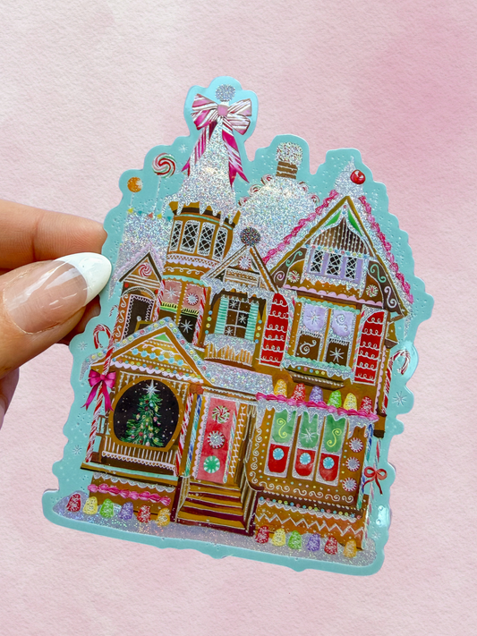 Gingerbread Palace Sticker