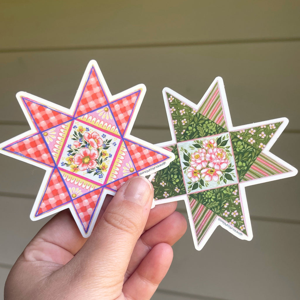 Marigold Quilt Sticker