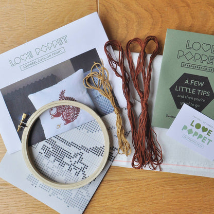 Squirrel Cross Stitch Kit