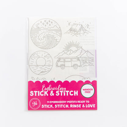 Wander Free Stick & Stitch Embroidery Pack