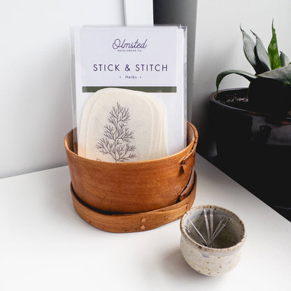Herb Embroidery Patterns, Stick and Stitch Designs