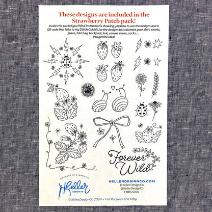 Stick It Stitch It Patterns Strawberry Patch