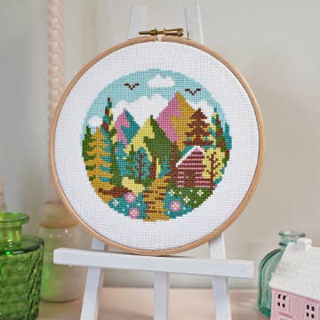 Forest Peaks Cross Stitch Kit