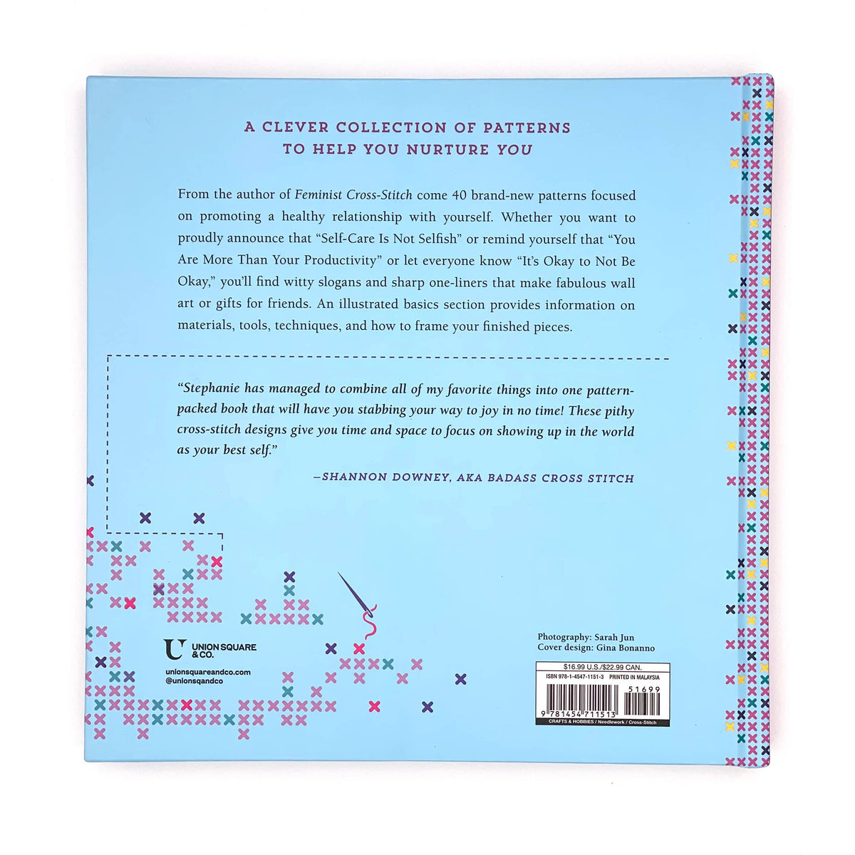 Self-Care Cross-Stitch: 40 Uplifting Patterns Book