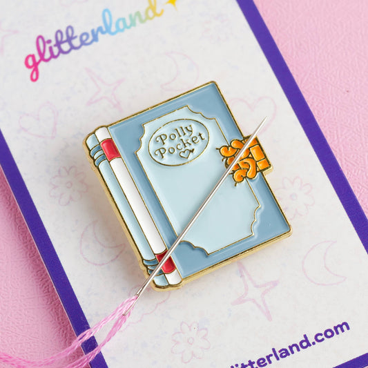Polly Pocket Blue Book Needle Minder