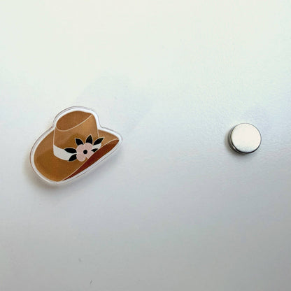 Floral Cowgirl Hat Needle Minder