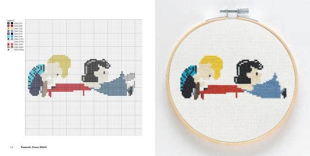 Peanuts Cross Stitch Book