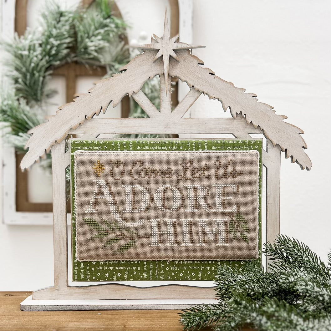 Oh Come let us Adore Him Pattern